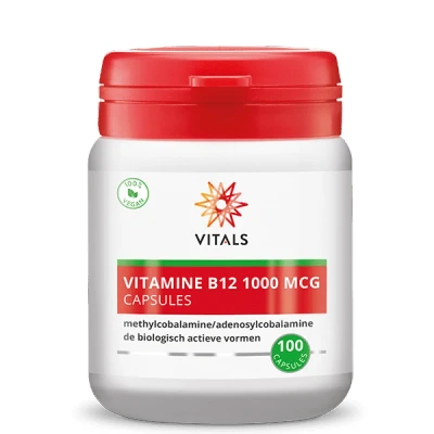 Afbeelding van Vitals Vitamine B12 1000mcg Capsules