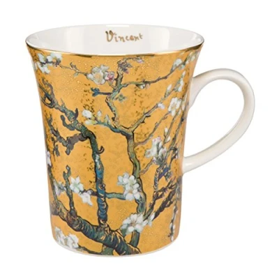Afbeelding van Goebel® Vincent van Gogh Koffie / Thee Mok &quot;Amandelboom Goud&quot; Beker, Porselein, 400ml