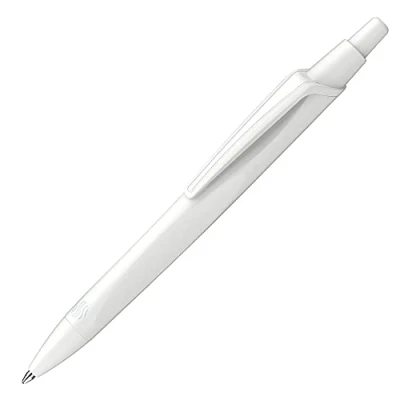 Afbeelding van Schneider balpen Reco wit M schrijfkleur zwart S 131849