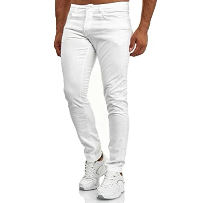 Afbeelding van Tazzio Heren Slim Fit Stretch Jeans 165251, Wit