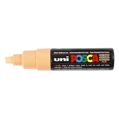 Image de Uni ball Posca Marqueur pointe large biseautée Rose saumon