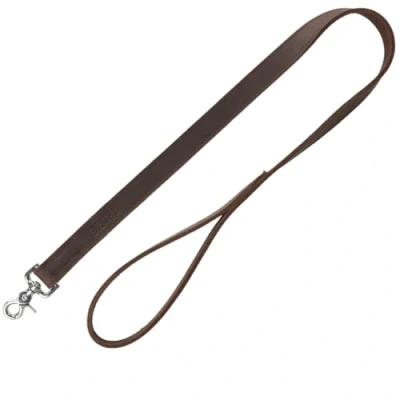 Afbeelding van Trixie Hondenriem Rustic Vetleer Donkerbruin 100X2 CM