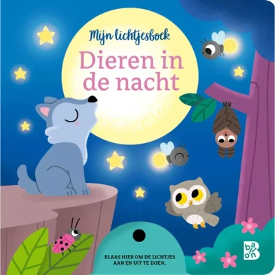 Afbeelding van Mijn lichtjesboek 1 Dieren in de nacht