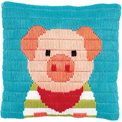 Afbeelding van Vervaco Varkentje Spansteekkussen pakket Kits 4 Kids PN 0194234