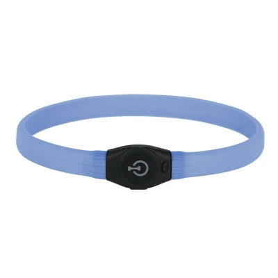 Afbeelding van Maxi Safe Halsband Langhaar LED Blauw 65x1,5cm