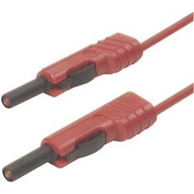 Afbeelding van SKS Hirschmann MLB 100/1 V rt Meetsnoer [Banaanstekker 4 mm Banaanstekker mm] 1.00 m Rood 1 stuk(s)