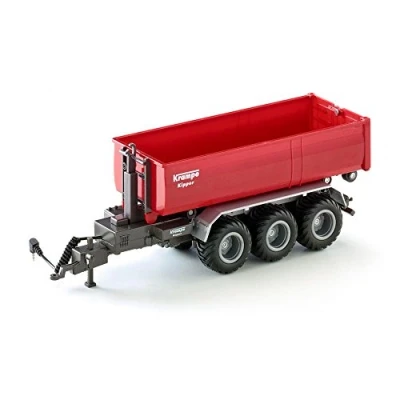 Afbeelding van Siku Control 3 assige trailer met haaklift van Krampe