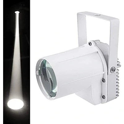 Afbeelding van Projectoren pin spot, 3 W spotlight led witte straal, pinspot licht spiegel ballen DJ disco effect lamp
