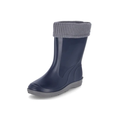 Afbeelding van Beck Warmfutter Basic Regenlaarzen voor kinderen, Maat: 27, Blau Kunststof
