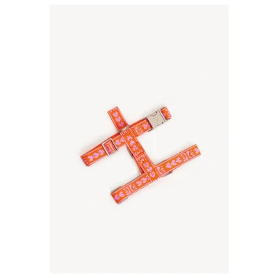 Afbeelding van Dogguo Harnas Oranje&amp;Roze Hondentuig M Medium Grootte Honden