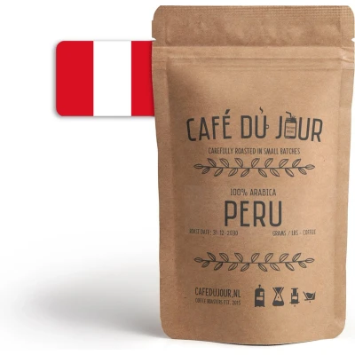 Afbeelding van Café du Jour 100% arabica Peru 1 kilo vers gebrande koffiebonen