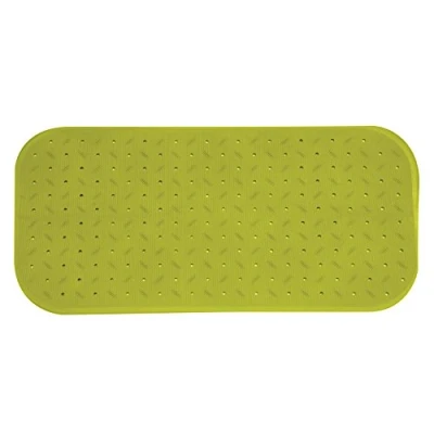 Afbeelding van MSV Premium douchemat, antibacterieel, antislip, met zuignappen, groen, rozengeur, ca. 36 x 97 cm, wasbaar op 60 graden