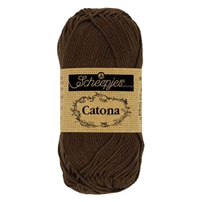 Afbeelding van Scheepjes Catona 10gr 162 Black Coffee