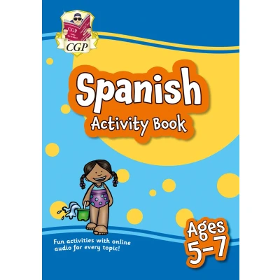 Afbeelding van CGP KS1 Activity Books and Cards Spanish Book for Ages 5 7 (with Online Audio)
