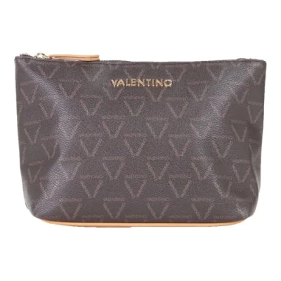 Afbeelding van VALENTINO Utensil zak Lady Re Soft Cosmetic Case Moro / Naturale Donkerbruin