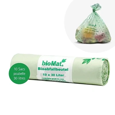 Afbeelding van Biomat Composteerbare Afvalzakken 30L