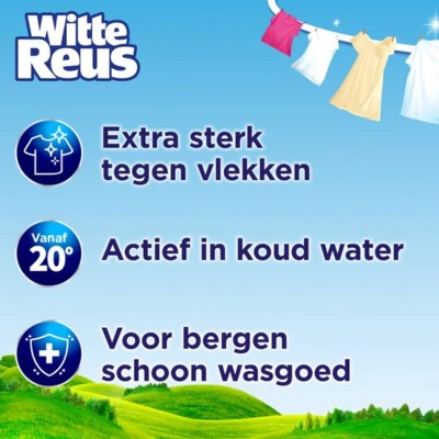 Afbeelding van 2x Witte Reus Wasmiddel Gel 100 Wasbeurten 4,5 liter