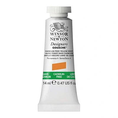 Afbeelding van WINSOR &amp; NEWTON Designers Gouache, 14 ml, donkergeel, zonder cadmium