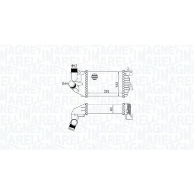 Afbeelding van MAGNETI MARELLI 351319205080 Intercooler OPEL: Zafira B, Astra H Caravan