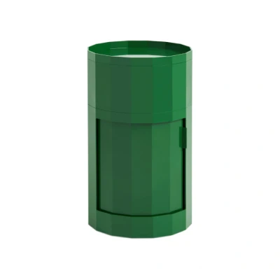 Afbeelding van HAY Facet Cabinet High Groen Pot Interieur