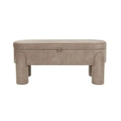 Afbeelding van Feliz Lifestyle Orly Bankje met opbergruimte 113 cm Grijs