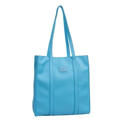 Afbeelding van Gabor Shopper Schoudertas Elfie Zip Tote Bag Blue Lichtblauw