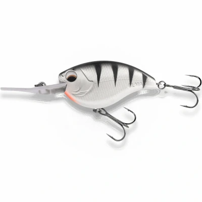 Afbeelding van LMAB KØFI Power Vibe 55 Deep Runner Crankbait 5.5cm (14g) White Tiger Plug