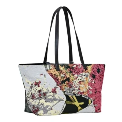Afbeelding van Desigual Shopper Schoudertas Poster Lacroix Shopping Bag Tutti Fruti Veelkleurig