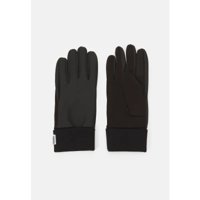 Afbeelding van Rains dames Handschoenen met waterafstotende coating en touchscreen functie in de kleur Zwart, maat: L