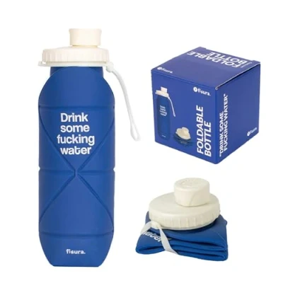 Afbeelding van Opvouwbare Waterfles Blauw
