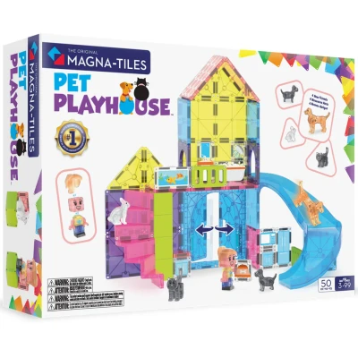 Afbeelding van Magna tiles magnetische tegels pet playhouse 50st