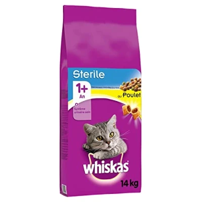 Afbeelding van Kattenvoer Whiskas STERILE Volwassen Kip 14 Kg