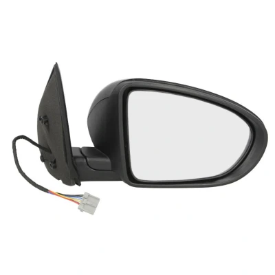 Afbeelding van Buitenspiegel Tyc 324 0029 rechts Met grondlaag Bol vormig, Elektrisch inklapbaar, voor elek. spiegelverstelling, Te verwarmen