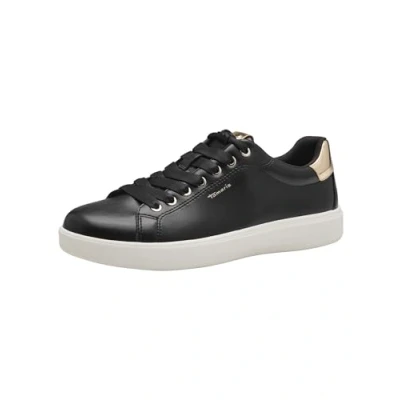 Afbeelding van Tamaris Sneakers laag, Dames, Maat: 36, Black gold Schoenen