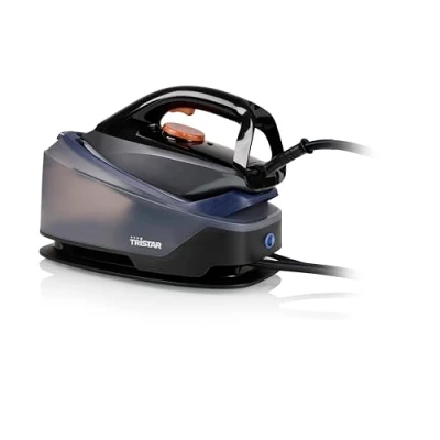 Afbeelding van Tristar Stoomgenerator ST 8930 1.2 Liter Watertank 6.5 Bar 2200 watt Stoomstoot Antraciet/Blauw