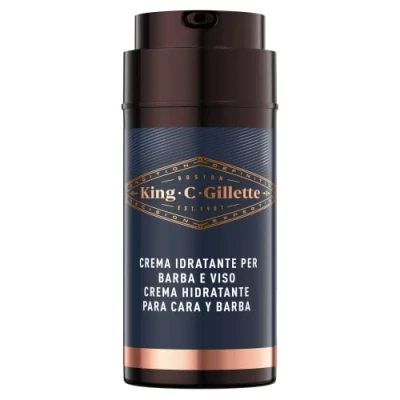 Afbeelding van KING C GILLETTE HYDRATERENDE CRÈME VOOR BAARD EN GEZICHT 100 ML