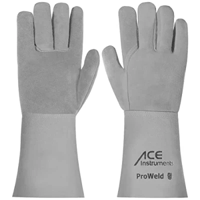 Afbeelding van ACE ProWeld lassen werkhandschoenen beschermende leren handschoenen voor EN 388/12477 09/L (1 stuk)