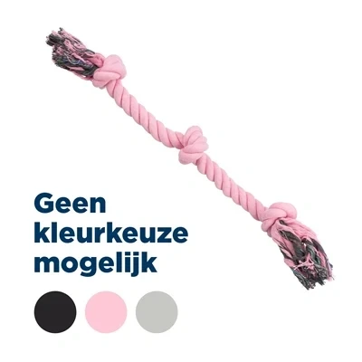 Afbeelding van Trixie Flostouw 3 Knoop Assorti 70 CM