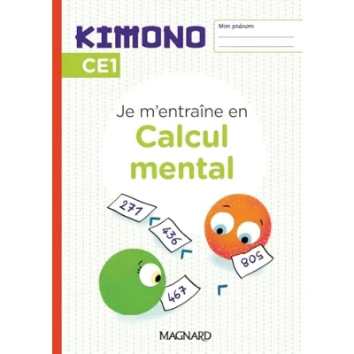 Afbeelding van KIMONO CE1 CAHIER DE CALCUL MENTAL