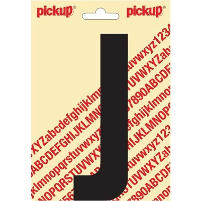 Afbeelding van Plakletter Nobel Sticker letter J Pickup