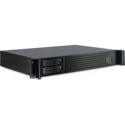 Afbeelding van Inter Tech 1.5U 1528L Rack Zwart computerbehuizing