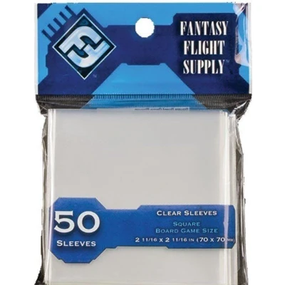 Afbeelding van Asmodee Fantasy Flight Square Card Sleeves 70x70mm EN