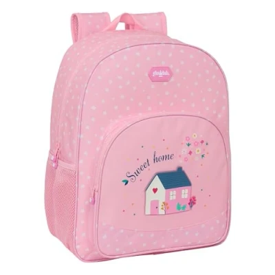 Afbeelding van Schoolrugzak Glow Lab Sweet home Roze 33 x 42 14 cm