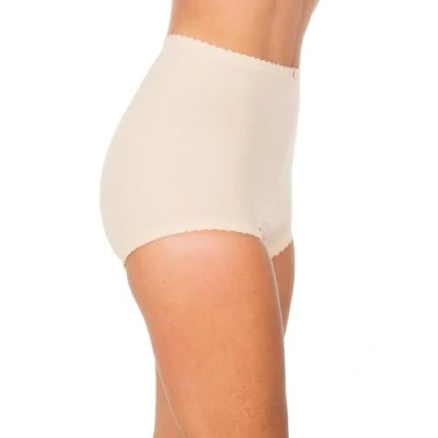 Afbeelding van Playtex Ongelooflijk figuurvormend slipje, 1 x figuurvormende panty voor dames, Beige (Top 1004)
