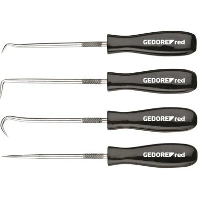 Afbeelding van Gedore RED R19101001 Haakset voor O ringmontage L.135mm 4 delig