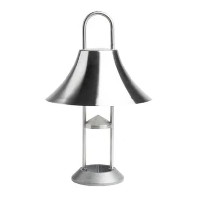 Afbeelding van HAY Mousqueton Oplaadbare Tafellamp Stainless Steel