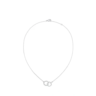 Afbeelding van Elli Verschlungen Kristalle Ketting, Dames, Maat: 42, Silber
