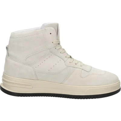 Afbeelding van SUB55 Veterschoenen Hoog beige Maat 37