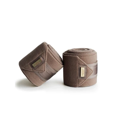 Image de Equestrian Stockholm champagne fleece bandages
