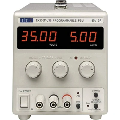 Afbeelding van Aim TTi EX355P USB Labvoeding, regelbaar 0 35 V 5 A 175 W Aantal uitgangen: 1 x